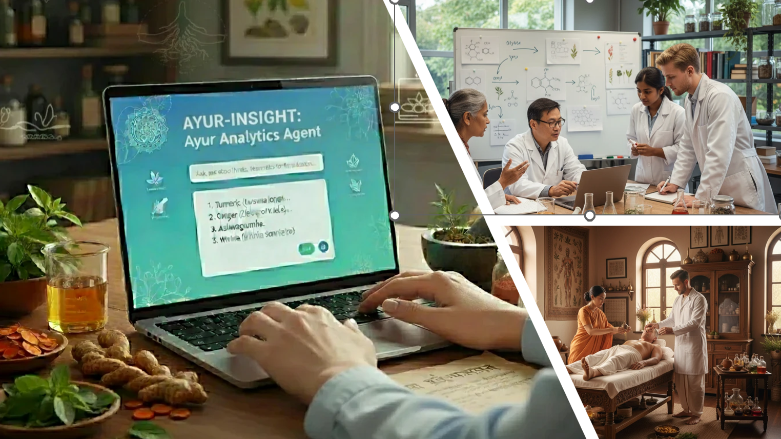 Agentic AI for Ayurveda analytics and research workflows